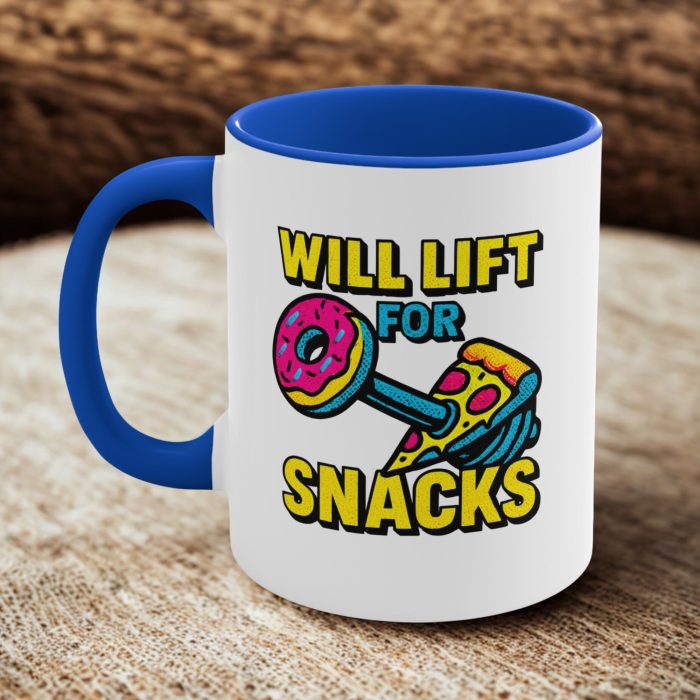 will lift for snacks mug