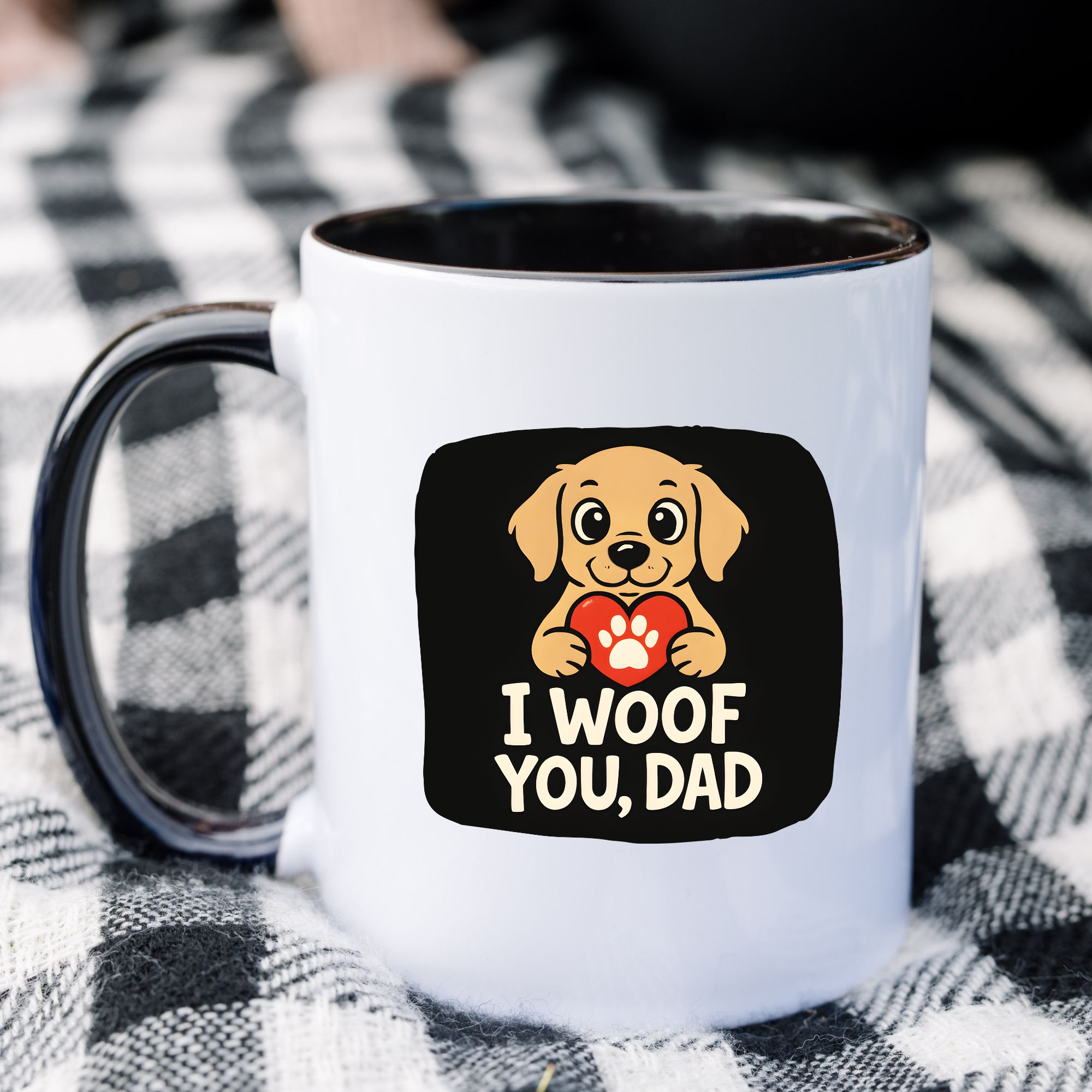 I Woof You Dad Mug – Cute Dog Dad Gift