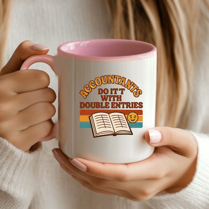 double entry accounting mug