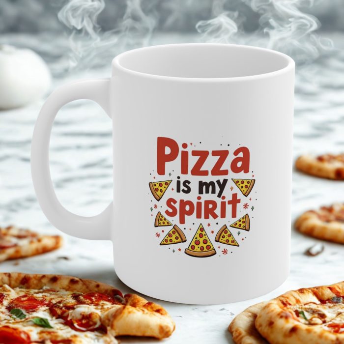 Pizza Is My Spirit Mug – Coffee Mug