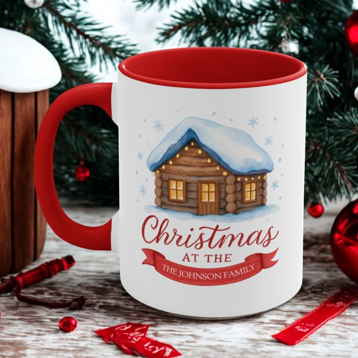 Family Christmas Mug | Custom Family Name