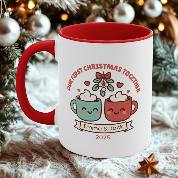 Our First Christmas Together Mug | Custom Names & Year