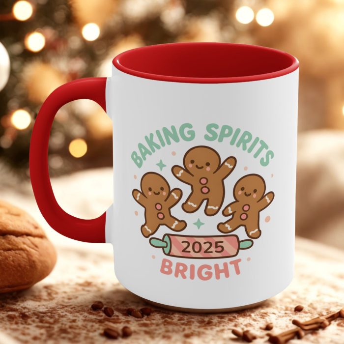 Personalised Gingerbread Christmas Mug | Custom Year