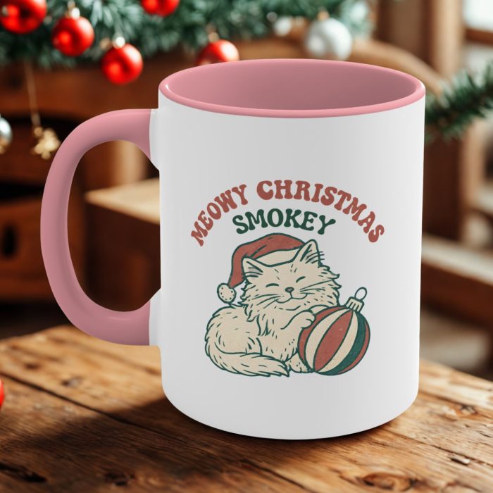 Santa Paws Mug | Custom Cat Name Christmas Mug