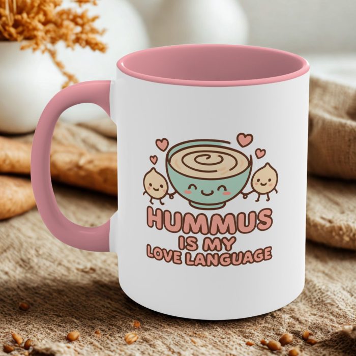 Hummus Is My Love Language – Funny Vegan Mug