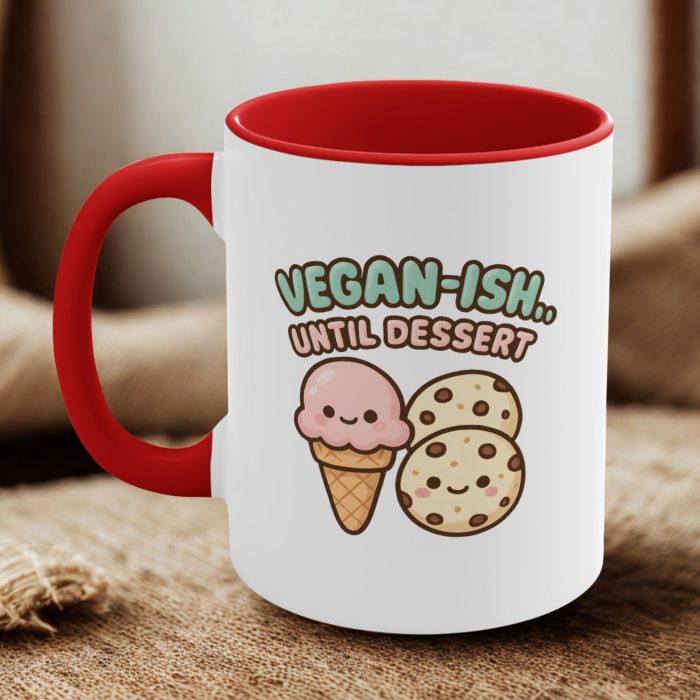 Vegan-ish.. Until Dessert – Cute Ice Cream & Cookie Mug