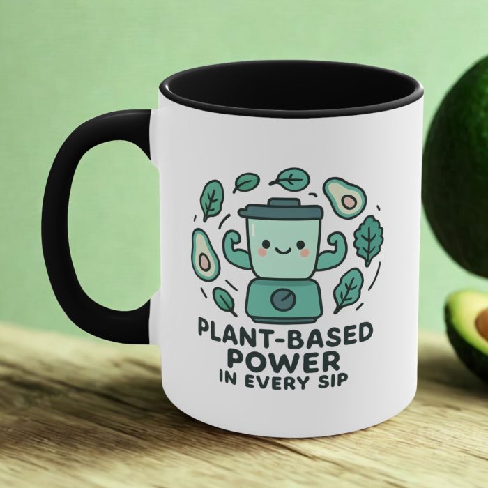 Plant Based Power Mug – Cute Vegan Blender Coffee Mug