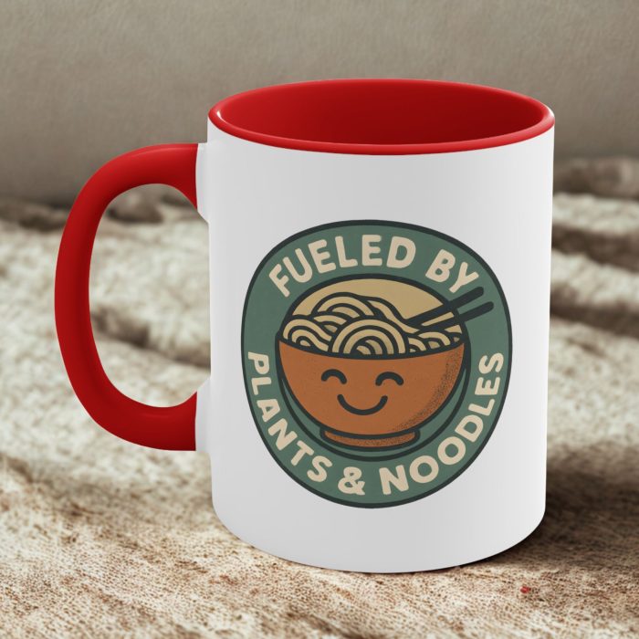 Vegan Ramen Mug – Fueled by Plants and Noodles