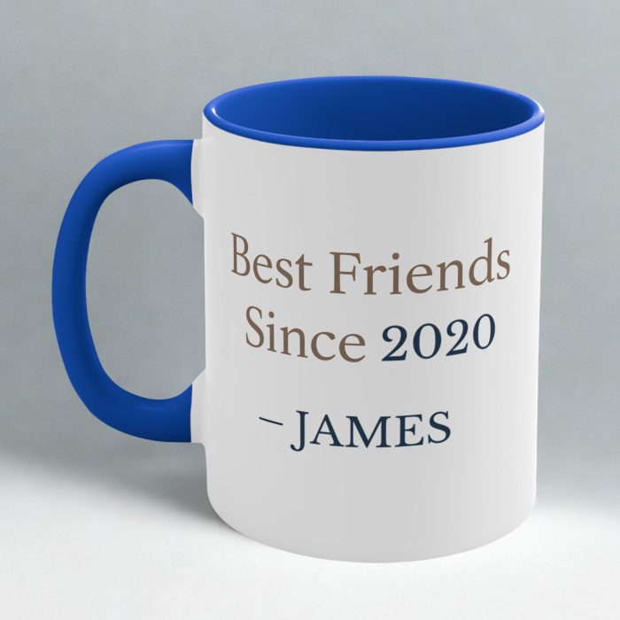 Best Friends Since Personalised Mug – Custom Year & Name Best Friend Coffee Mug