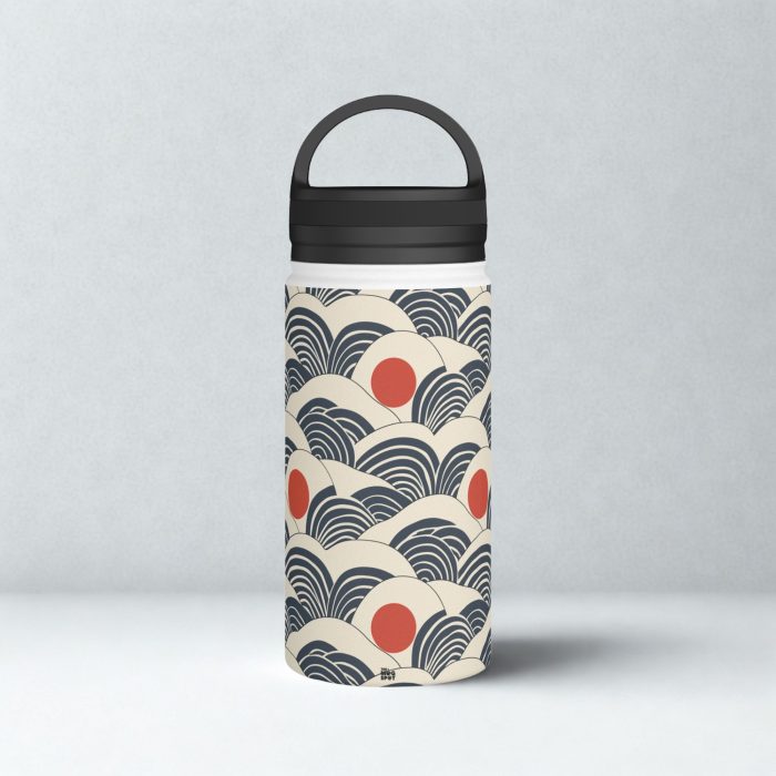 Aesthetic Water Bottle – Stainless Steel Insulated Bottle with Handle Lid