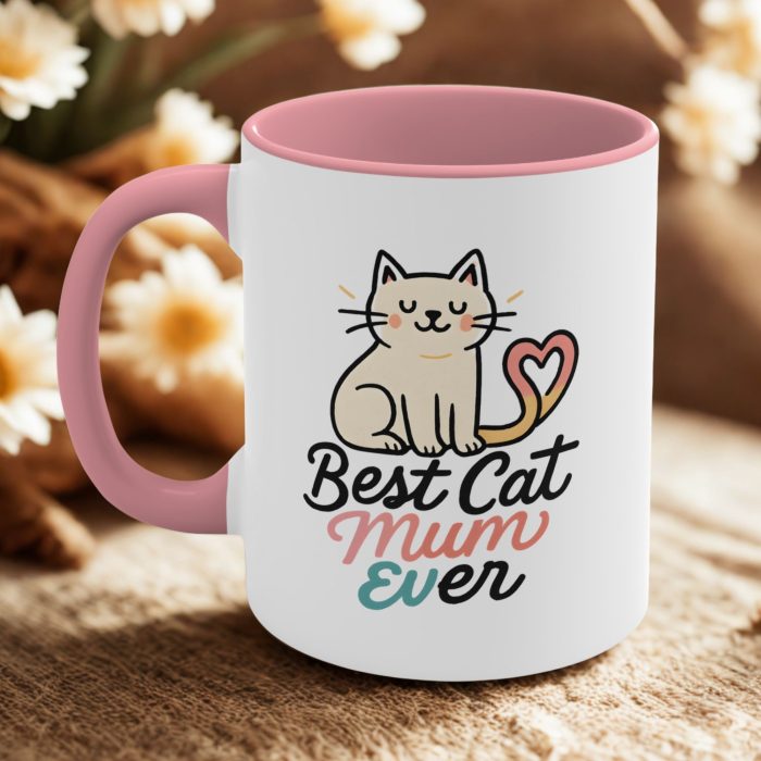 cute cat mum mug best cat mum ever