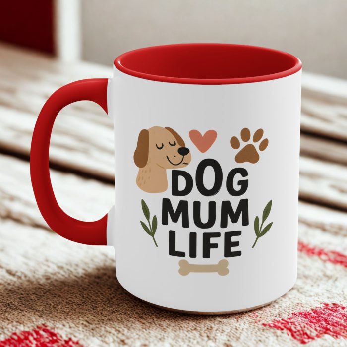 dog mum life mug