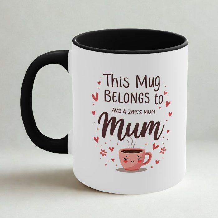personalised mum mug with names