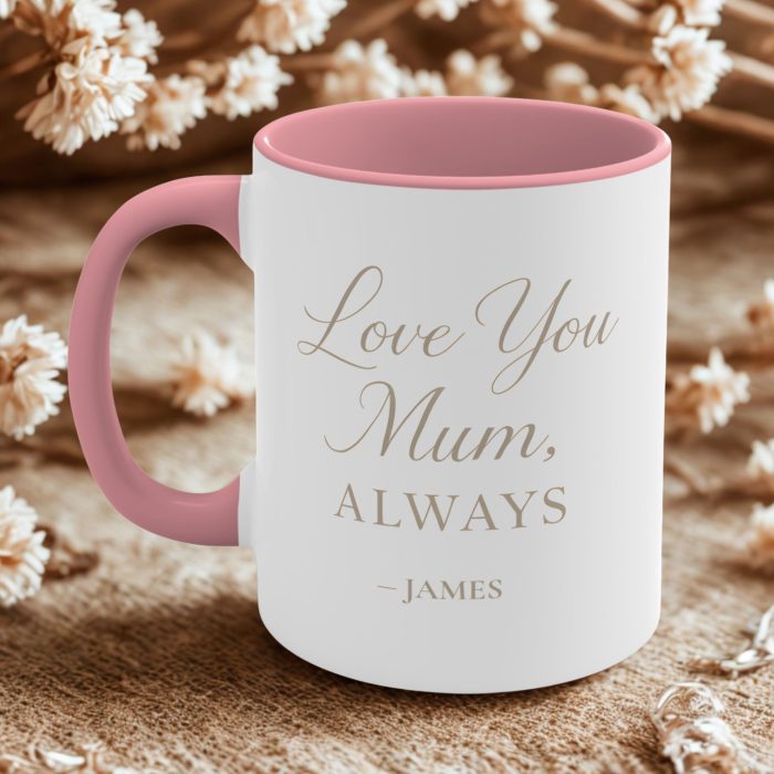 elegant personalised mum mug love you mum always
