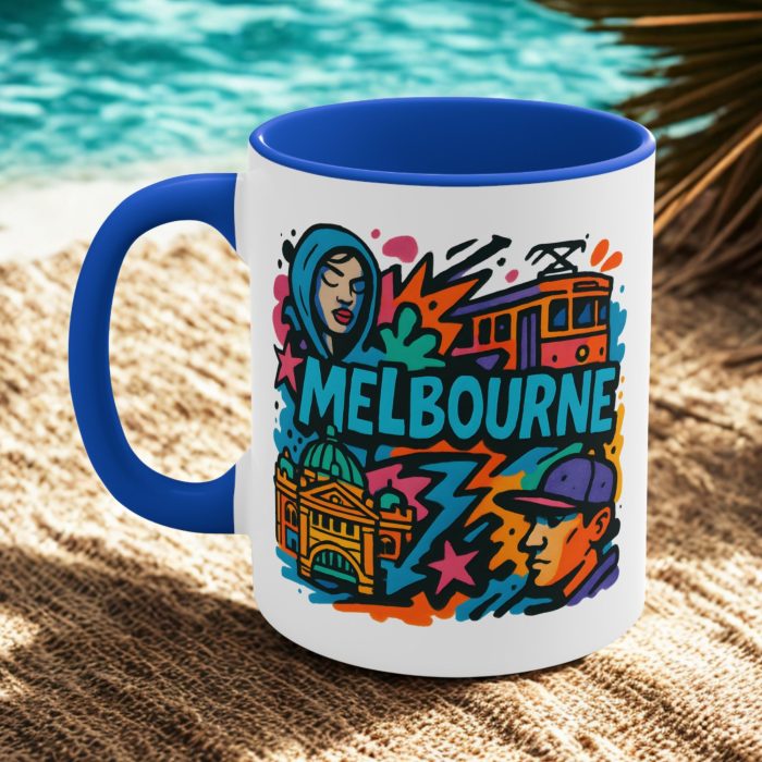 melbourne street art mug graffiti style australia souvenir