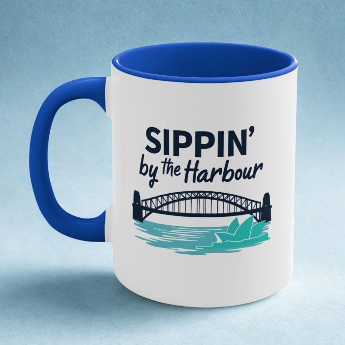 Sippin’ by the Harbour Mug – Sydney Harbour Bridge & Opera House Coffee Cup