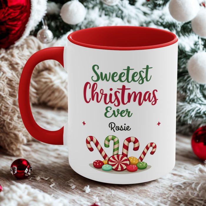Personalised Candy Cane Mug | Mug Spot Australia
