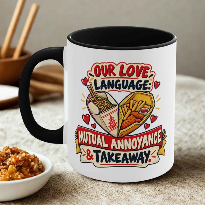 Mutual Annoyance and Takeaway Mug – Funny Couple Coffee Mug